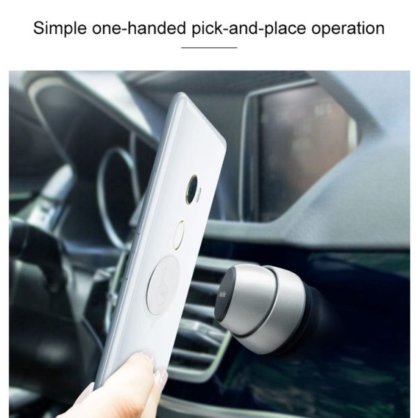 Original Xiaomi Youpin AutoBot Car Mount Car Magnetic Phone Bracket (Grey) - Image 8