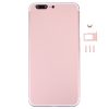 6 in 1 Full Assembly Metal Housing Cover with Appearance Imitation of iPhone 7 Plus for iPhone 6 Plus, Including Back Cover & Card Tray & Volume Control Key & Power Button & Mute Switch Vibrator Key & Sign (Rose Gold)