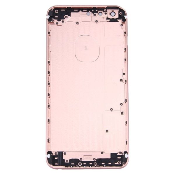 6 in 1 Full Assembly Metal Housing Cover with Appearance Imitation of iPhone 7 Plus for iPhone 6 Plus, Including Back Cover & Card Tray & Volume Control Key & Power Button & Mute Switch Vibrator Key & Sign (Rose Gold) - Image 3