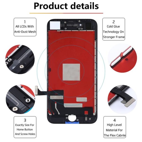 IPhone 8 Original LCD Screen (Black) - Image 9