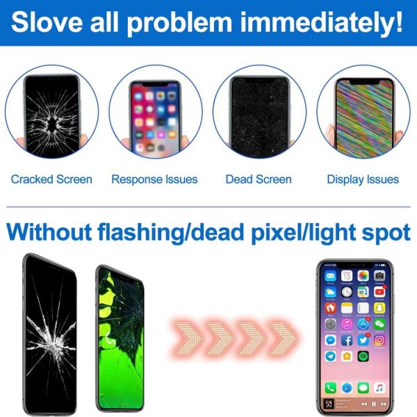 TFT LCD Screen include Front Camera for iPhone 8 (White) - Image 7