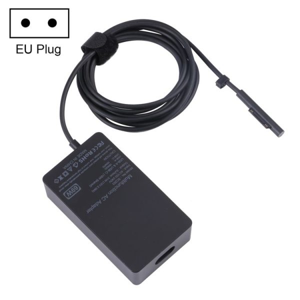 SC202 15V 2.58A 69W AC Power Charger Adapter for Microsoft Surface Pro 6 / Pro 5 / Pro 4 (EU Plug)