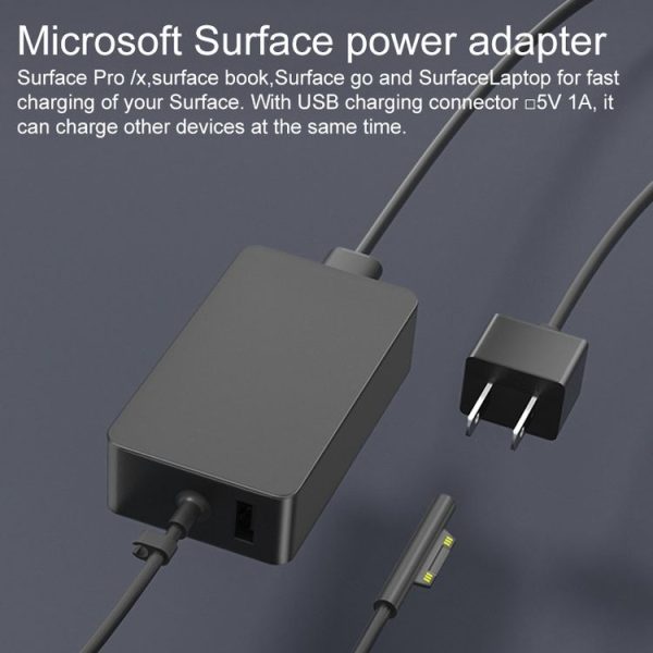 SC202 15V 2.58A 69W AC Power Charger Adapter for Microsoft Surface Pro 6 / Pro 5 / Pro 4 (EU Plug) - Image 4