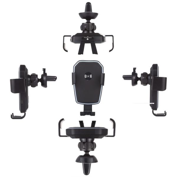K81 10W QI Universal Rotating Gravity Induction Car Wireless Charging Mobile Phone Holder with Suction Cup - Image 6