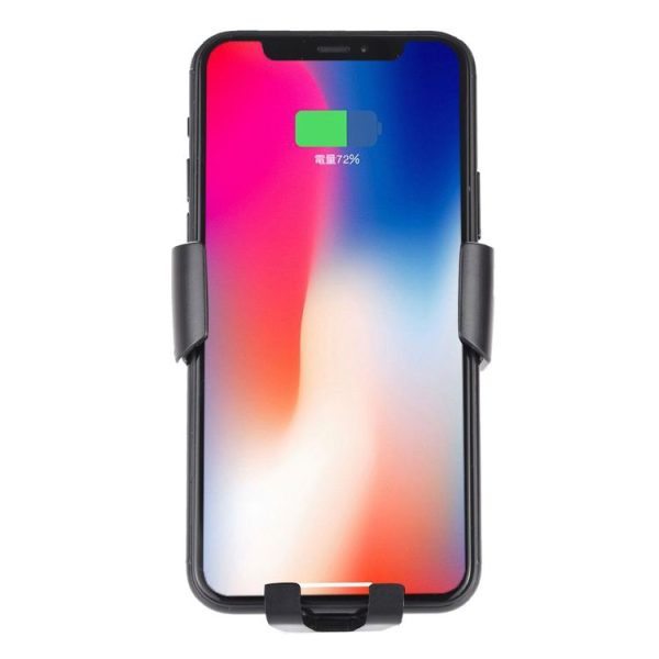 K81 10W QI Universal Rotating Gravity Induction Car Wireless Charging Mobile Phone Holder with Suction Cup - Image 9