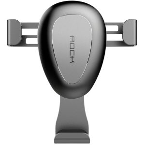 ROCK Vent Car Phone Holder Ball Joint Gravity Mount (Grey)