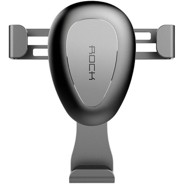 ROCK Vent Car Phone Holder Ball Joint Gravity Mount (Grey)