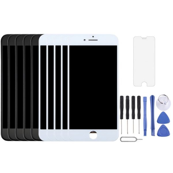 5 PCS Black + 5 PCS White TFT LCD Screen for iPhone 8 Plus