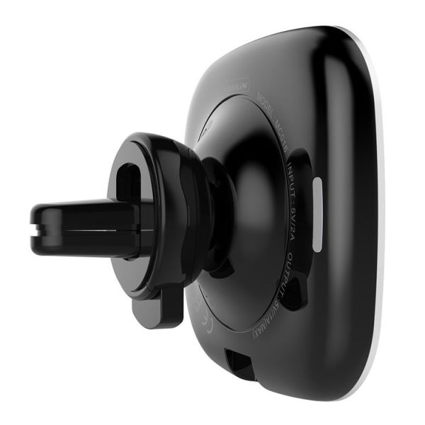 NILLKIN MC027 Car Air Outlet Vent Mount Clamp Holder 10W Fast Charging Qi Magnetic Wireless Charger (Black) - Image 3