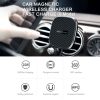 NILLKIN MC027 Car Air Outlet Vent Mount Clamp Holder 10W Fast Charging Qi Magnetic Wireless Charger (Black) - Image 5
