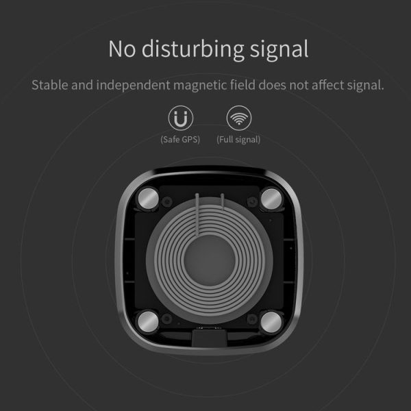 NILLKIN MC027 Car Air Outlet Vent Mount Clamp Holder 10W Fast Charging Qi Magnetic Wireless Charger (Black) - Image 9
