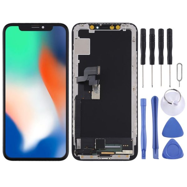 Soft OLED LCD Screen for iPhone X (Black)