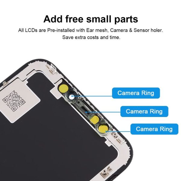 Soft OLED LCD Screen for iPhone X (Black) - Image 7
