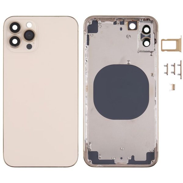 Back Housing Cover with Appearance Imitation of iP13 Pro for iPhone X (Gold)
