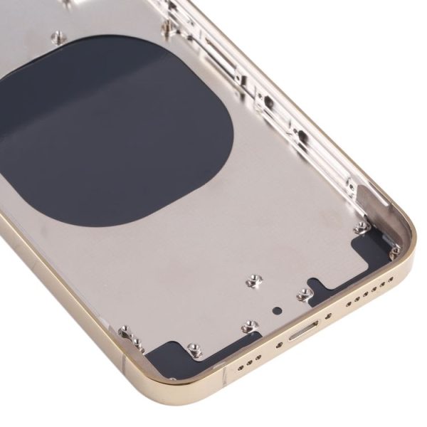 Back Housing Cover with Appearance Imitation of iP13 Pro for iPhone X (Gold) - Image 4