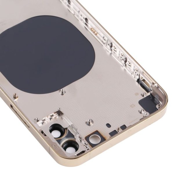 Back Housing Cover with Appearance Imitation of iP13 Pro for iPhone X (Gold) - Image 5