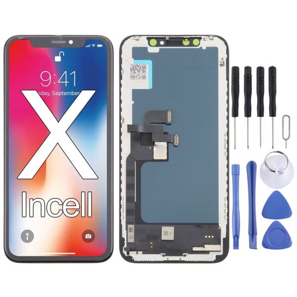 HD Incell LCD Screen for iPhone X (Black)