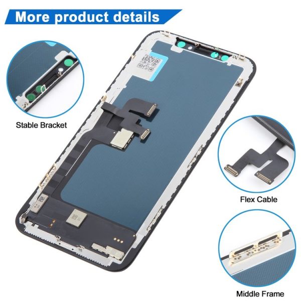 HD Incell LCD Screen for iPhone X (Black) - Image 3