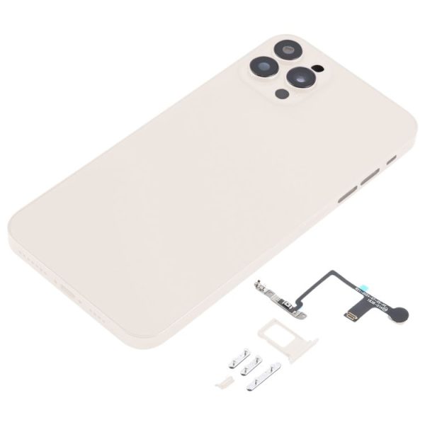 Back Cover with Appearance Imitation of iP14 Pro Max for iPhone XS Max (Gold) - Image 2
