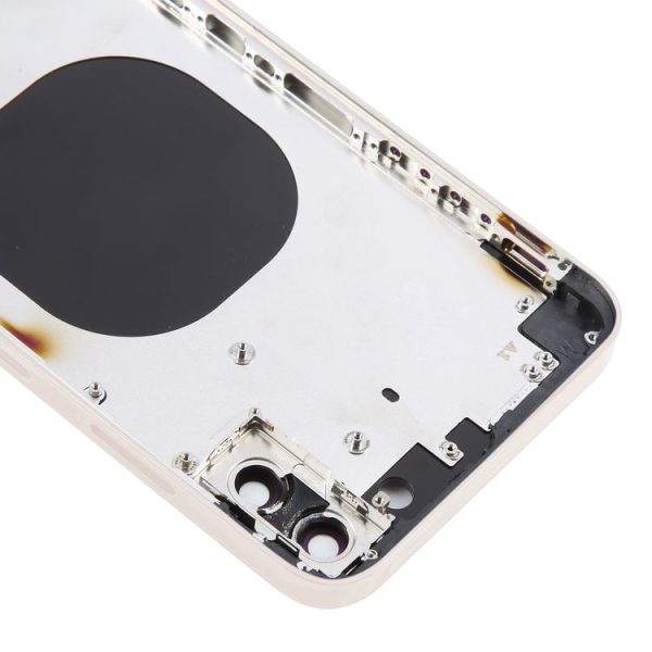 Back Cover with Appearance Imitation of iP14 Pro Max for iPhone XS Max (Gold) - Image 5