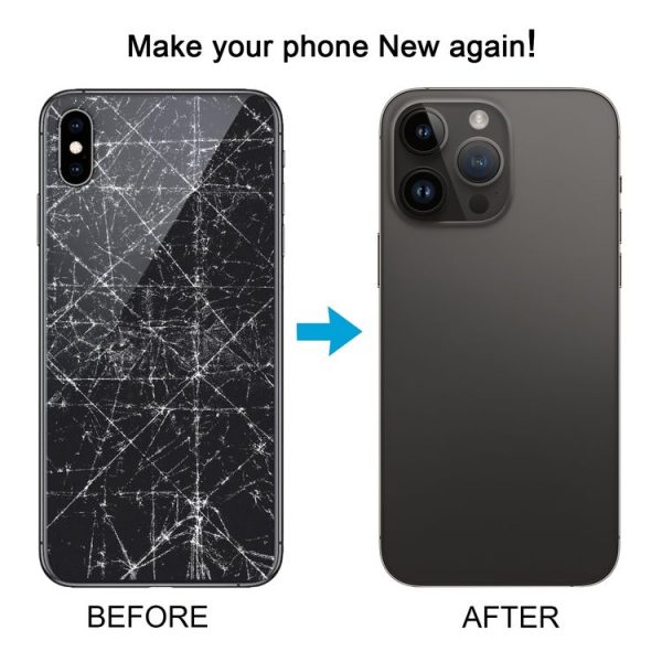 Back Cover with Appearance Imitation of iP14 Pro Max for iPhone XS Max (Gold) - Image 6