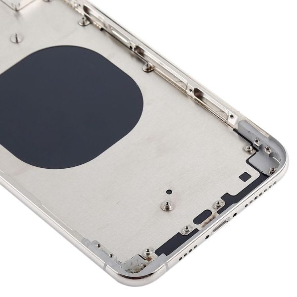 Back Cover with Camera Lens & SIM Card Tray & Side Keys for iPhone XS Max (White) - Image 5