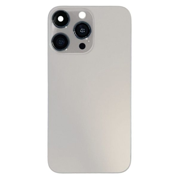 Back Cover with Appearance Imitation of iP15 Pro for iPhone XR (Titanium Gray) - Image 2