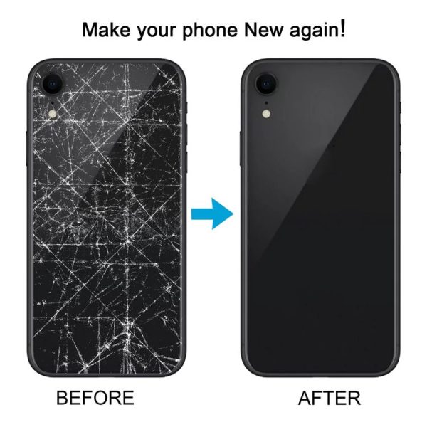 Back Cover with Appearance Imitation of iP15 Pro for iPhone XR (Titanium Gray) - Image 6