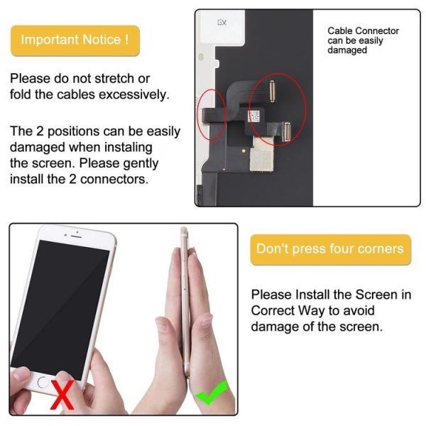 GX Hard OLED Screen for iPhone XS (Black) - Image 11