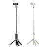 WK WT-P12 Folding Integrated Remote Control Live Broadcast Tripod Bluetooth Selfie Stick (White) - Image 2