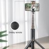 WK WT-P12 Folding Integrated Remote Control Live Broadcast Tripod Bluetooth Selfie Stick (White) - Image 6