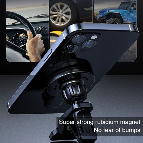 K07 15W Max Output Magnetic Car Air Outlet Bracket Wireless Charger (Black) - Image 10