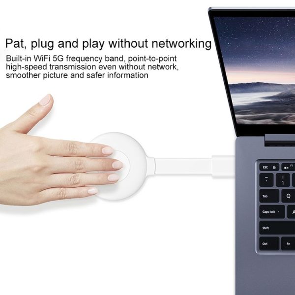 Original Xiaomi Mi Pat Wireless Screen Projection Device (White) - Image 6