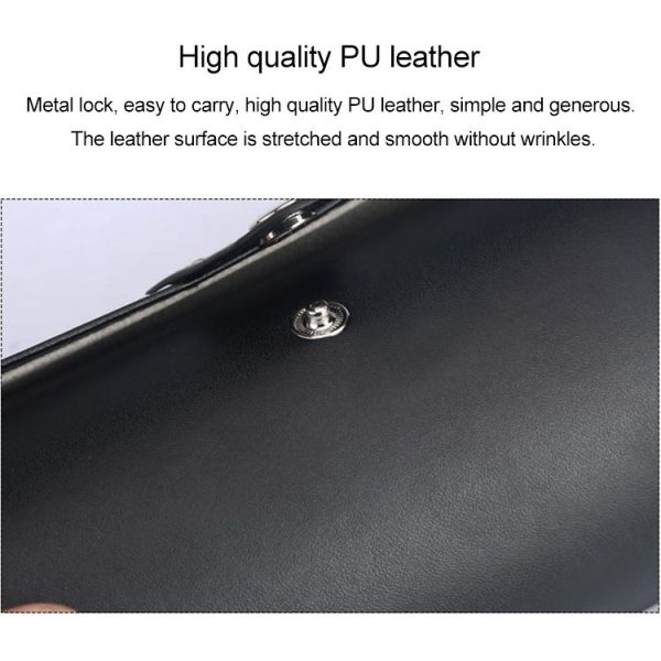Portable Travel Watch Cylinder Protective Box Storage Bag (Black) - Image 4