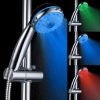 SDS-A21 15 LEDs ABS Temperature Sensor RGB LED Shower Head, Size: 22 x 8 x 4.5cm, Interface: 20mm