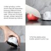 Original Xiaomi Youpin Huohou Kitchen Mini Double Wheel Knife Sharpener (White) - Image 4