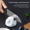 Original Xiaomi Youpin Huohou Kitchen Mini Double Wheel Knife Sharpener (White) - Image 8