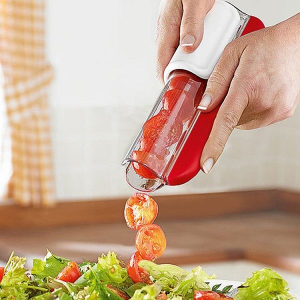 Tomato Slicer Cherry Fruit Cutter Kitchen Gadgets - Image 9