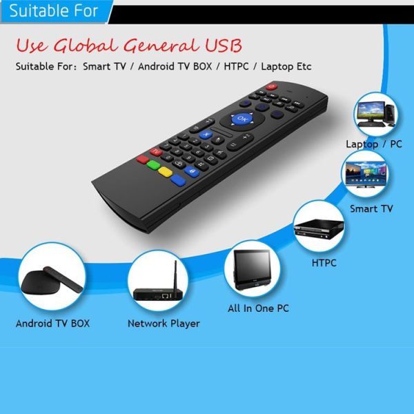 MX3-M Air Mouse Wireless 2.4G Remote Control Keyboard with Microphone for Android TV Box / Mini PC - Image 9