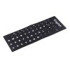 Keyboard Film Cover Independent Paste English Keyboard Stickers for Laptop Notebook Computer Keyboard (Black) - Image 3
