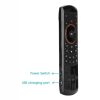Rii i25 Air Mouse 2.4GHz Wireless Keyboard with IR Remote Controller for PC, Android TV Box / Smart TV, Game Devices (Black) - Image 3
