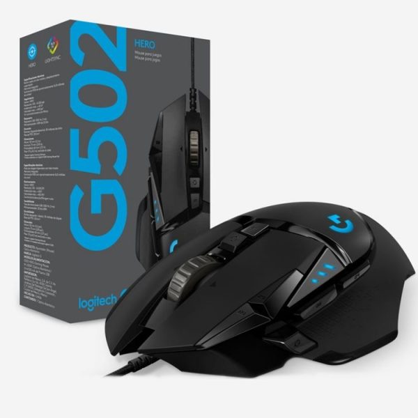 Logitech G502 HERO Wired Gaming Mouse with 11 Buttons, Length: 2.1m - Image 6