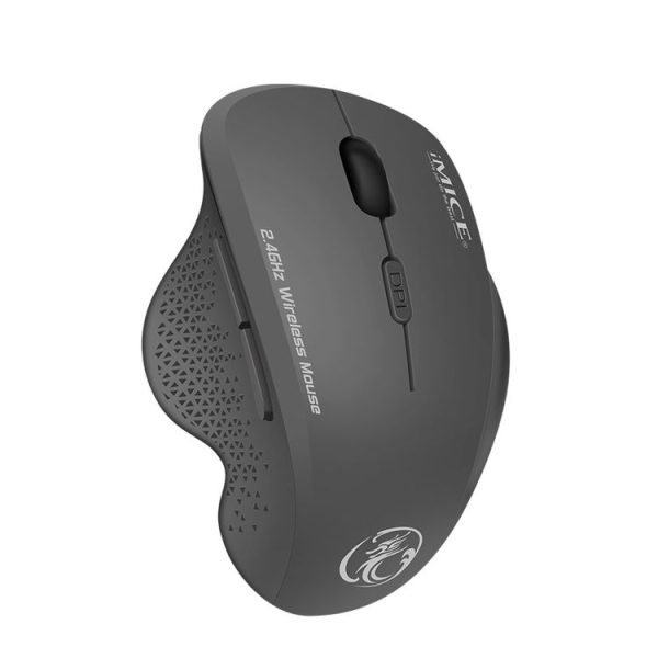 IMICE G6 Wireless Mouse 2.4G Office Mouse 6-button Gaming Mouse (Grey) - Image 2