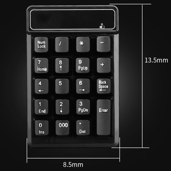 MC Saite 525RF 19 Keys Wireless 2.4G Numeric Keyboard - Image 2