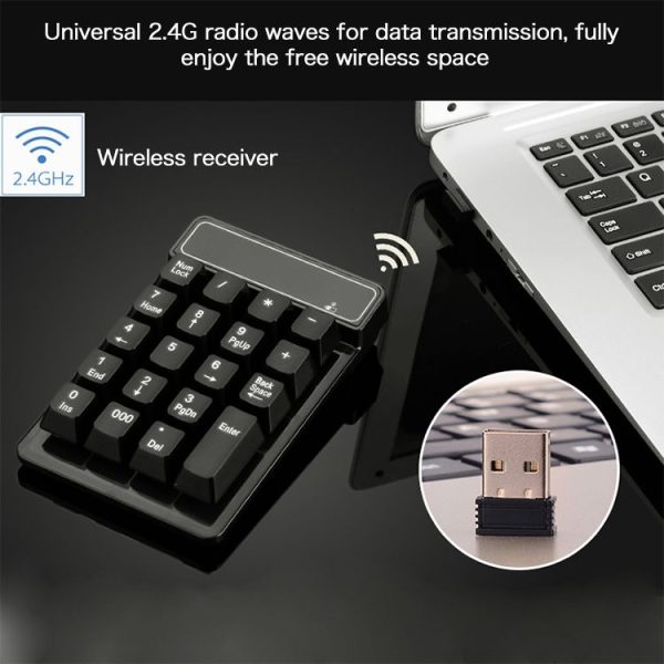 MC Saite 525RF 19 Keys Wireless 2.4G Numeric Keyboard - Image 3