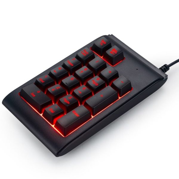 MC Saite 529 19 Keys Wired Three-color Backlight Numeric Keyboard - Image 3