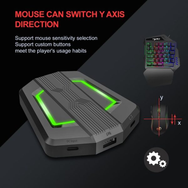 HXSJ P6 Keyboard Mouse Converter - Image 4