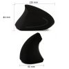CM0093 Rechargeable Version 2.4GHz Three-button Wireless Optical Mouse Vertical Mouse for Left-hand, Resolution: 1000DPI / 1200DPI / 1600DPI (Black) - Image 4