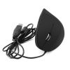 CM0093 Wired Version 2.4GHz Three-button Vertical Mouse for Left-hand, Resolution: 1000DPI / 1200DPI / 1600DPI, Cable Length: 1.7m (Black) - Image 3