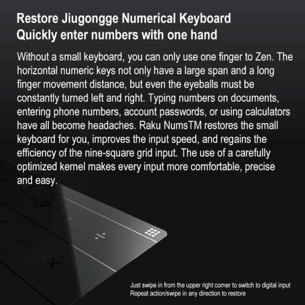 Original Xiaomi Youpin Nums Ultra-thin Smart Keyboard WIN MI Pro 15Pet (fp) CH Mirror Silver with Fingerprints - Image 3